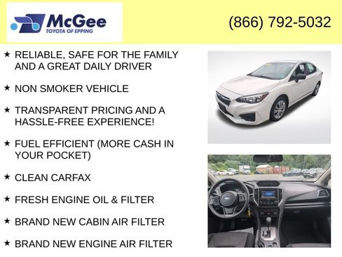 Used 2018 Subaru Impreza 2.0i AWD/4WD image 4