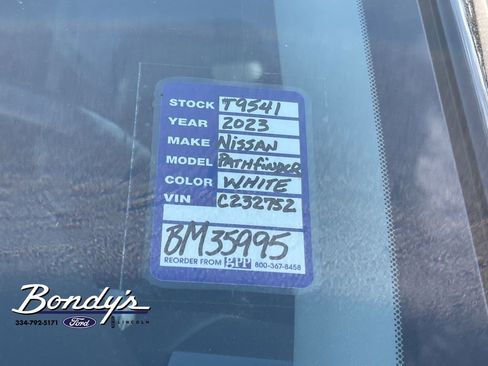 Used 2023 Nissan Pathfinder SL w/ Lighting Package (N92) image 24