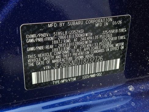 New 2026 Subaru Crosstrek 2.5i Limited AWD/4WD image 11