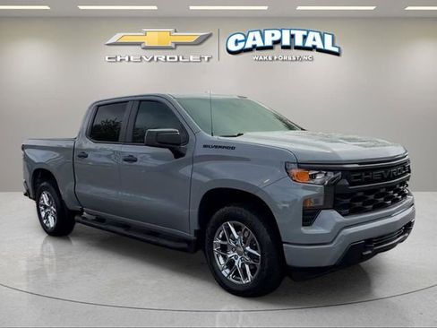 Used 2024 Chevrolet Silverado 1500 Custom w/ Turbomax Blackout Package AWD/4WD image 7