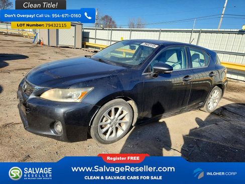 Used 2011 Lexus CT 200h Premium w/ Leather Pkg FWD image 1