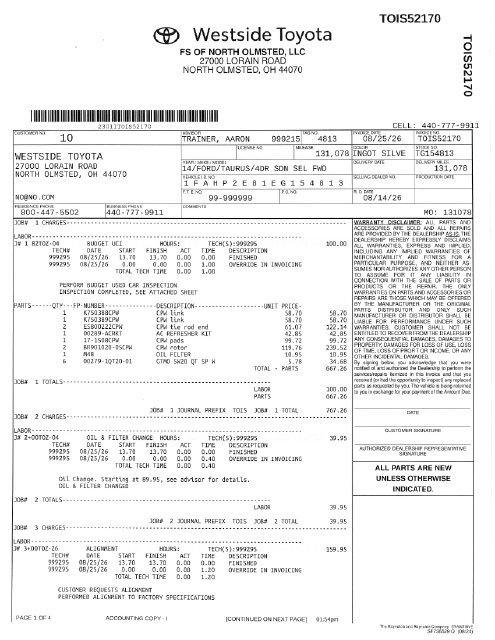 Used 2014 Ford Taurus SEL w/ Equipment Group 201A FWD image 19