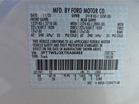 Used 2026 Ford Maverick XLT w/ Equipment Group 301A AWD/4WD image 23