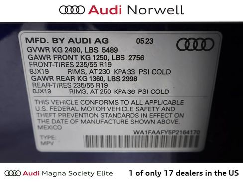 Used 2023 Audi Q5 2.0T Prestige AWD/4WD image 3