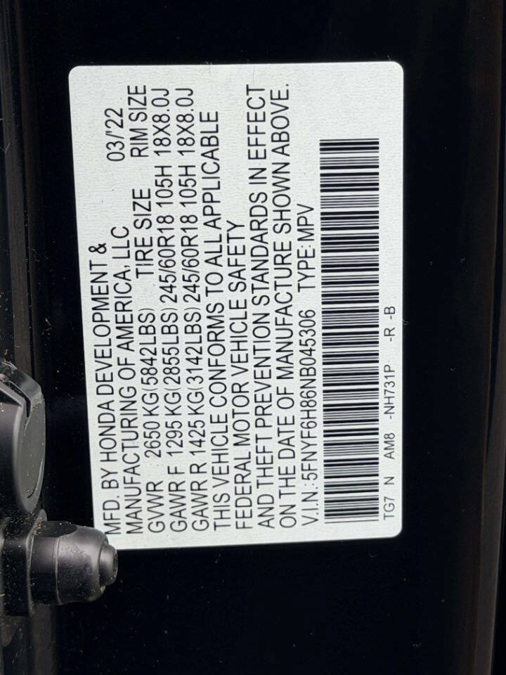 Used 2022 Honda Pilot TrailSport image 23
