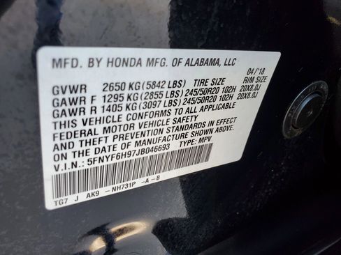 Used 2018 Honda Pilot Touring image 64