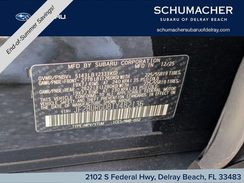 New 2026 Subaru Outback Limited XT AWD/4WD image 16