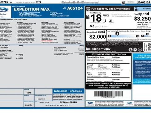 Used 2018 Ford Expedition Max Limited AWD/4WD image 48