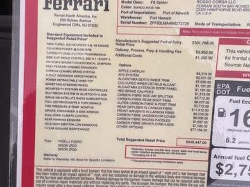 Used 2022 Ferrari F8 Tributo RWD image 15