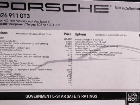 Used 2026 Porsche 911 GT3 RWD image 20