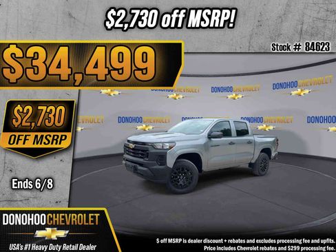 New 2026 Chevrolet Colorado W/T w/ WT Custom Package RWD image 1