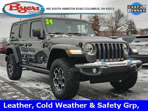 Used 2022 Jeep Wrangler Unlimited Rubicon 4xe w/ Cold Weather Group image 1