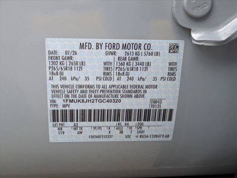 New 2026 Ford Explorer Tremor w/ Tremor Convenience Package AWD/4WD image 20