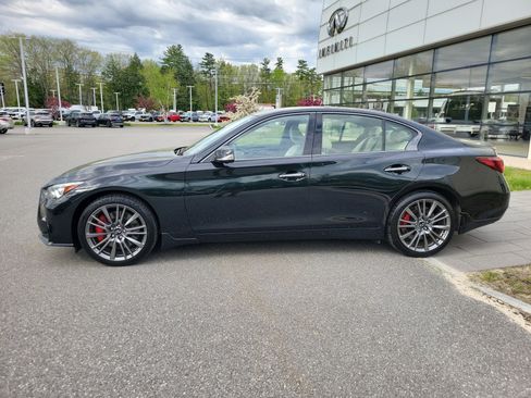 Used 2023 INFINITI Q50 Red Sport 400 w/ Black Opal Edition AWD/4WD image 2