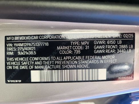 Certified 2025 Volvo XC90 B5 Core w/ Climate Package AWD/4WD image 25