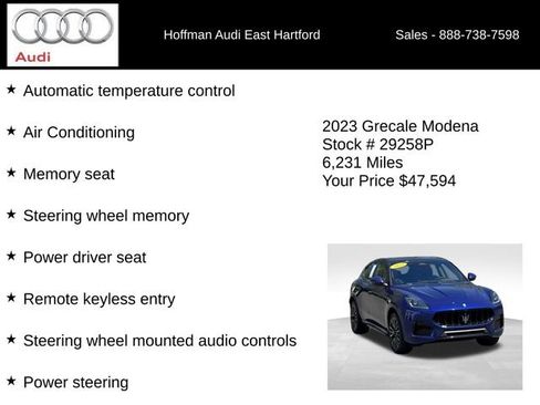 Used 2023 Maserati Grecale Modena AWD/4WD image 18