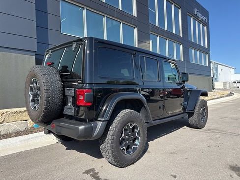Used 2023 Jeep Wrangler Unlimited Rubicon 4xe w/ Steel Bumper Group AWD/4WD image 3