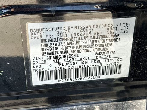 Used 2024 Nissan Sentra SV FWD image 28