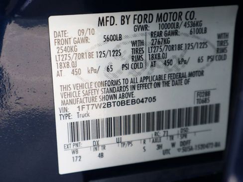 Used 2011 Ford F250 Lariat w/ Lariat Interior Pkg image 58