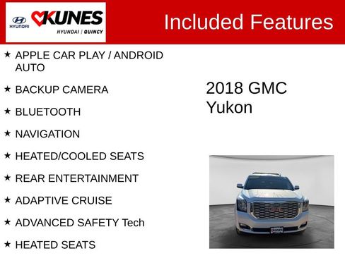 Used 2018 GMC Yukon Denali w/ Denali Ultimate Package AWD/4WD image 2