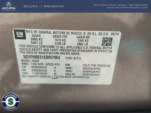 Used 2014 Cadillac SRX Luxury w/ Driver Awareness Package FWD image 29