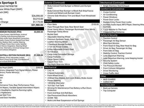 Used 2021 Kia Sportage S w/ S FWD Premium Package image 15