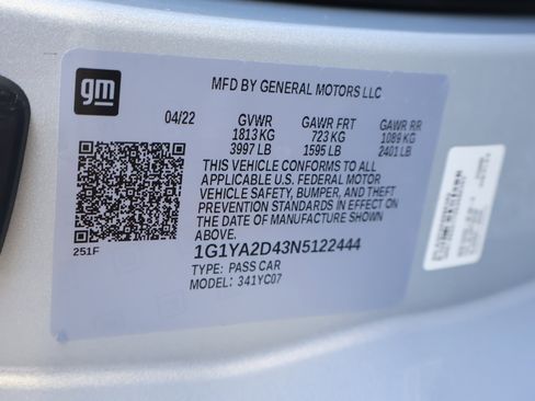 Used 2022 Chevrolet Corvette Stingray Coupe w/ 1LT image 25