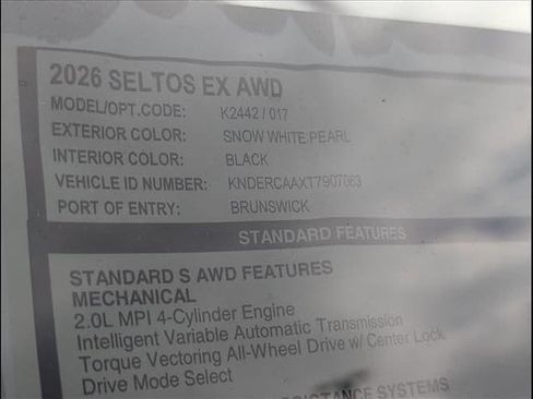 New 2026 Kia Seltos EX image 14