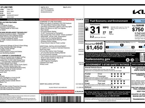 Used 2023 Kia K5 GT-Line w/ GT-Line Premium Package image 41