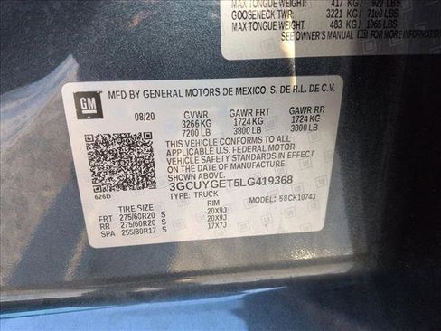 Used 2020 Chevrolet Silverado 1500 LTZ image 24