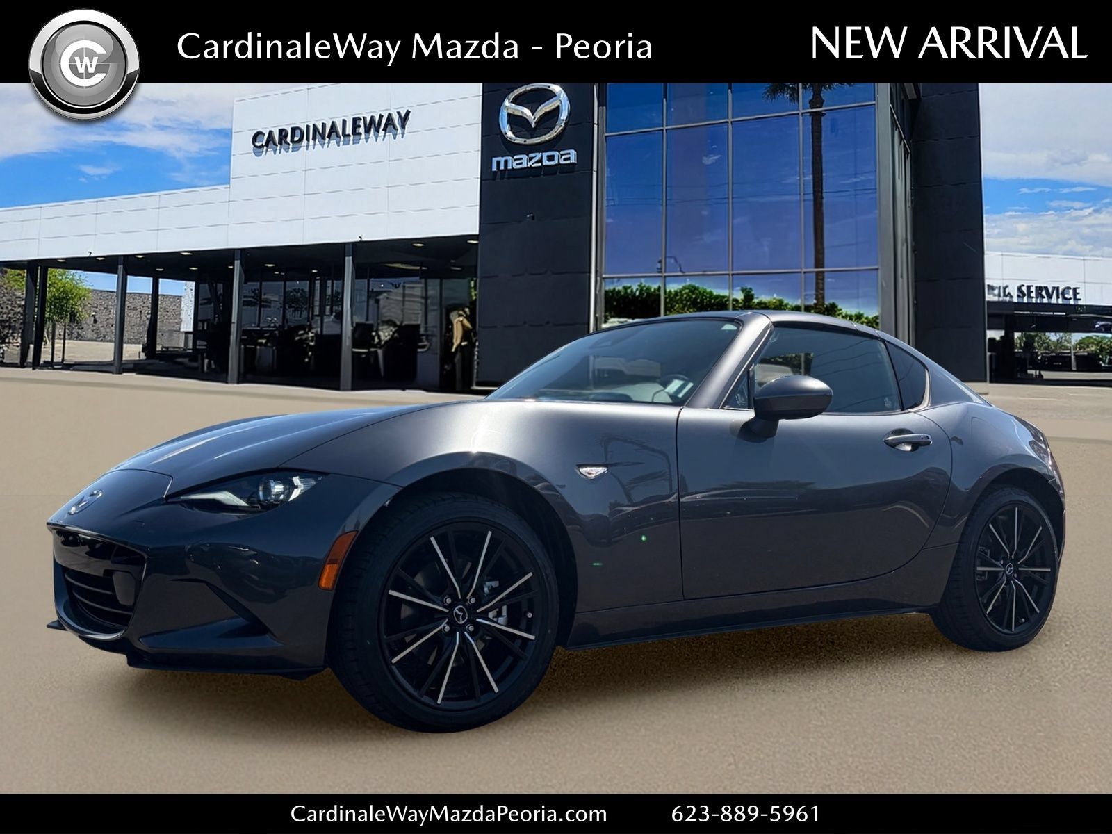Certified 2025 MAZDA MX-5 Miata RF Grand Touring w/ Weather Package RWD image 1