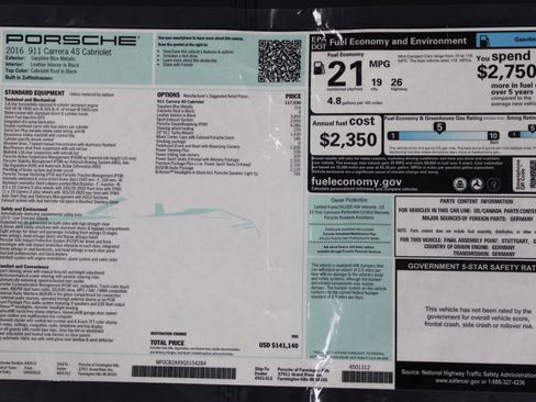 Used 2016 Porsche 911 Carrera 4S image 38