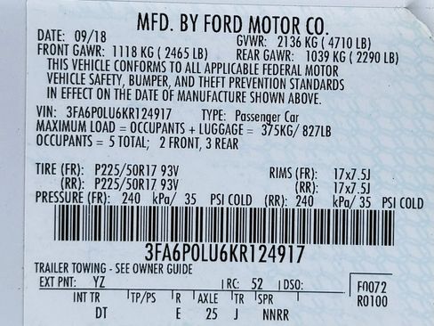 Used 2019 Ford Fusion SE FWD image 38