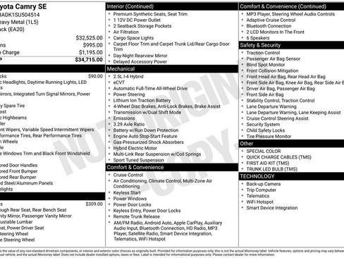 Used 2025 Toyota Camry SE image 13
