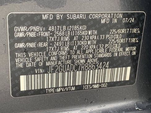 Used 2024 Subaru Crosstrek 2.0i Premium AWD/4WD image 39