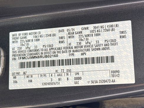 Used 2024 Ford Escape ST-Line AWD/4WD image 22