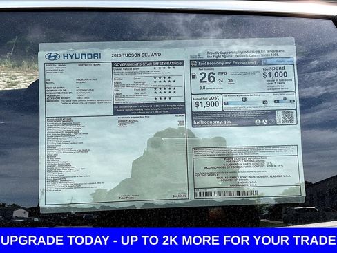 New 2026 Hyundai Tucson SEL AWD/4WD image 17