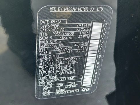 Used 2023 INFINITI QX50 Sport FWD image 60