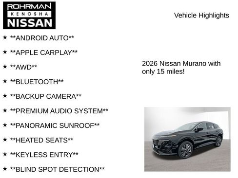 New 2026 Nissan Murano SL image 7