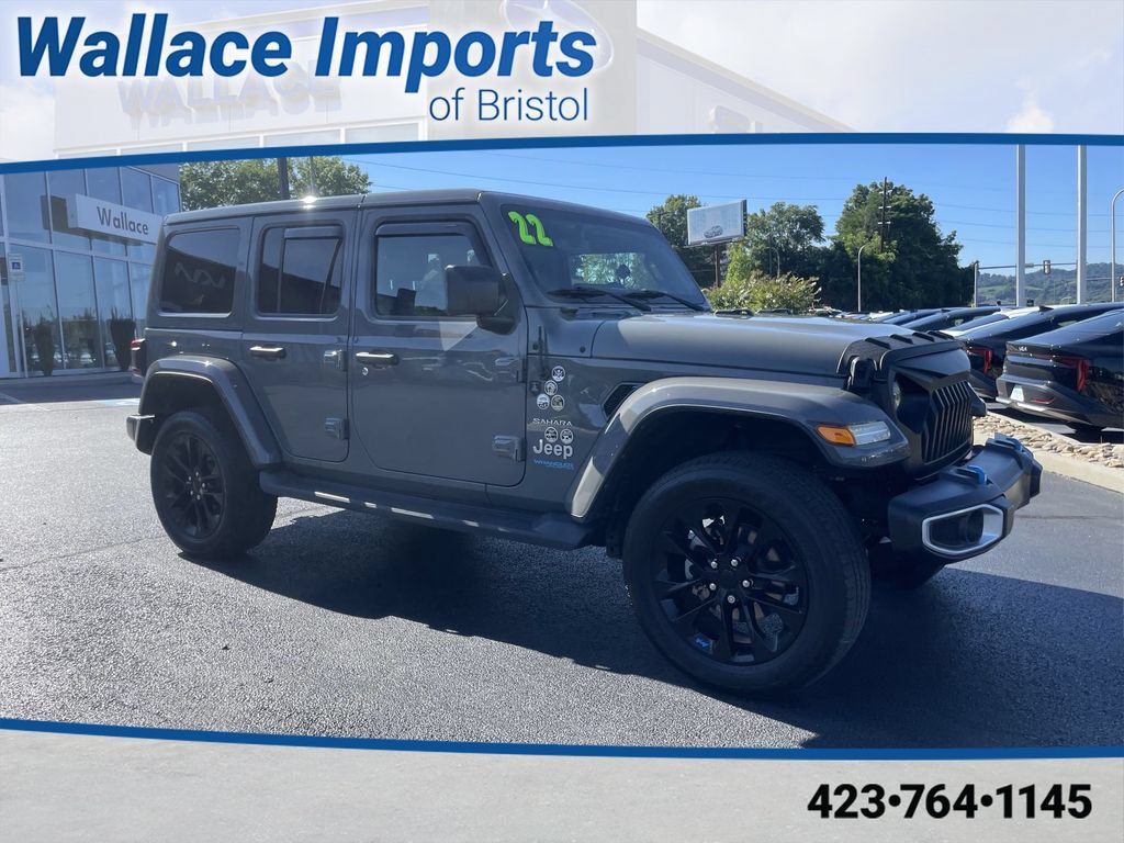 Used 2022 Jeep Wrangler Unlimited Sahara w/ Cold Weather Group AWD/4WD image 1