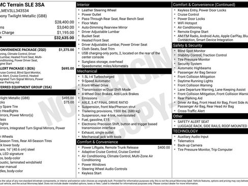 Used 2020 GMC Terrain SLE w/ Driver Convenience Package FWD image 6