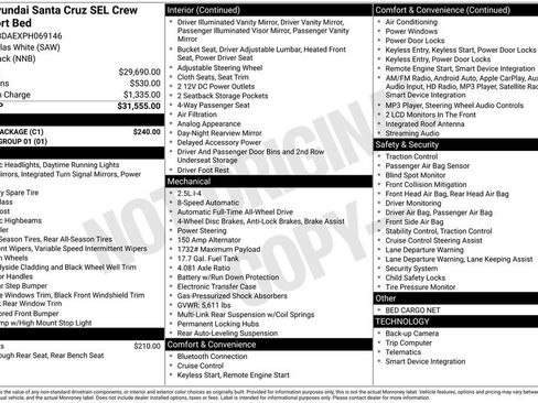 Used 2023 Hyundai Santa Cruz SEL w/ Cargo Package image 5