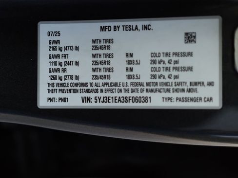 Used 2025 Tesla Model 3 Long Range RWD image 34