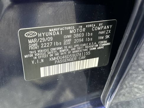 Used 2009 Hyundai Elantra GLS FWD image 25
