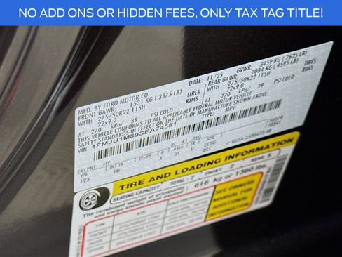 New 2025 Ford Expedition Platinum w/ Driver's Package image 35