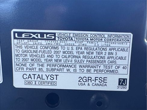 Used 2007 Lexus GS 450h Hybrid image 27