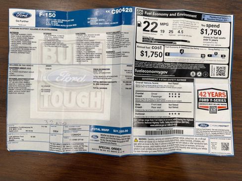 Used 2019 Ford F150 XL w/ Equipment Group 101A Mid RWD image 23