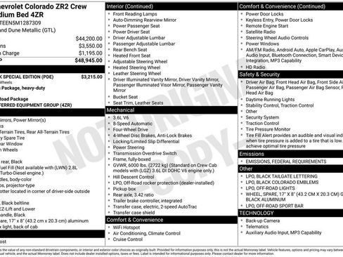 Used 2021 Chevrolet Colorado ZR2 w/ ZR2 Dusk Special Edition image 12