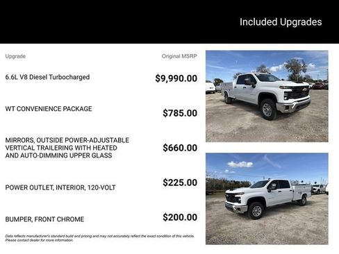 New 2026 Chevrolet Silverado 3500 W/T w/ WT Convenience Package AWD/4WD image 14