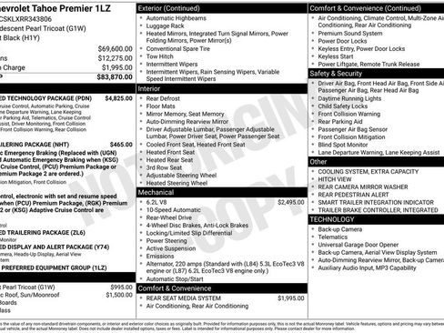 Certified 2024 Chevrolet Tahoe Premier w/ Advanced Technology Package RWD image 45